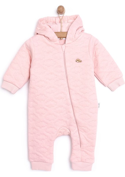 Hellobaby Yenidoğan Kapitone Kapüşonlu Tulum Kız Bebek
