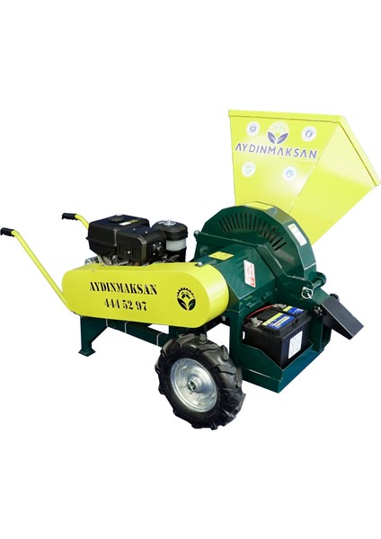 Mdo 015A - 15 Hp Alttan Çıkışlı Mobil Benzinli Motorlu Dal Öğütme Makinesi