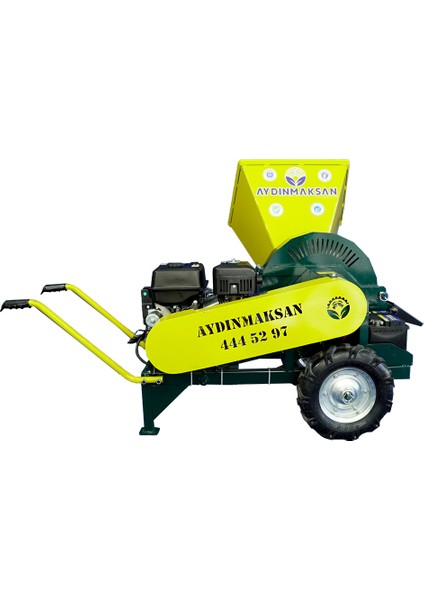 Mdo 015A - 15 Hp Alttan Çıkışlı Mobil Benzinli Motorlu Dal Öğütme Makinesi