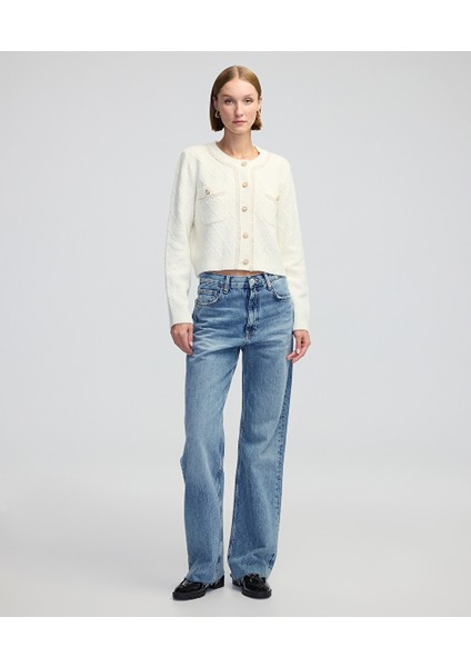 Suni Inci Düğmeli Triko Hırka IW6240050296018 fiyatları