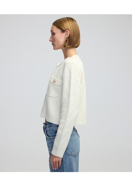 Suni Inci Düğmeli Triko Hırka IW6240050296018 modelleri