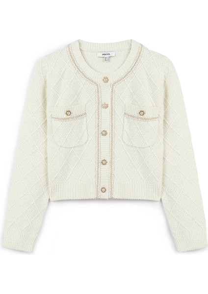 Suni Inci Düğmeli Triko Hırka IW6240050296018 indirimleri