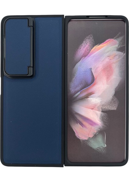 Samsung Galaxy Z Fold 4 Uyumlu Manyetik Standlı Seri Arka Koruma Kılıf