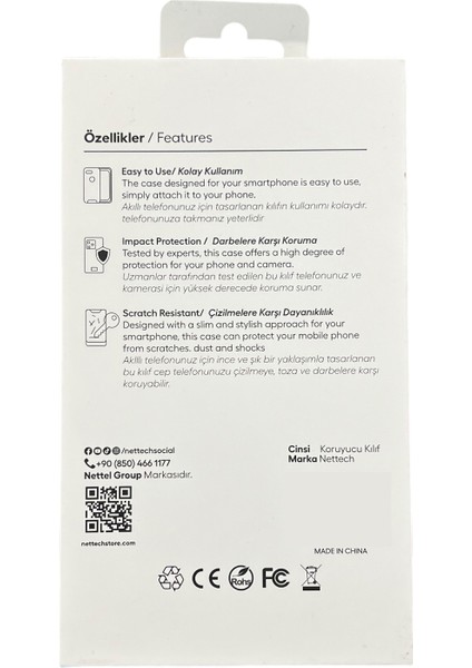 iPhone 14 Pro Uyumlu NT-N043 Arka Koruma Kılıf