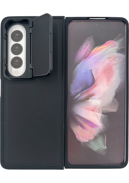 Samsung Galaxy Z Fold 4 Uyumlu Manyetik Standlı Seri Arka Koruma Kılıf