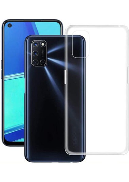 Oppo A52 Uyumlu Şeffaf Seri Arka Koruma Kılıf