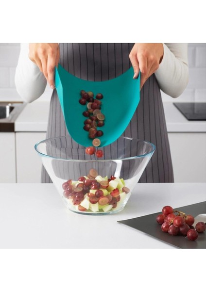 Turkuaz Mermer Kesme Tahtası Çift Seti, Şık ve Dayanıklı Mutfak Gereci