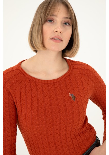 Kadın Kiremit Kazak /Triko 50288981-VR031 fiyatları