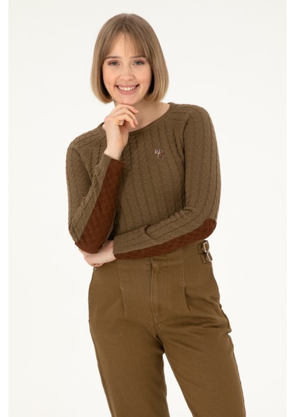 Kadın Haki Kazak /Triko 50288981-VR027