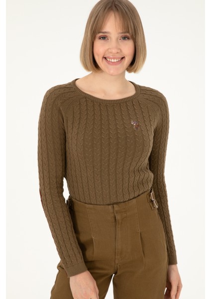 Kadın Haki Kazak /Triko 50288981-VR027 modelleri