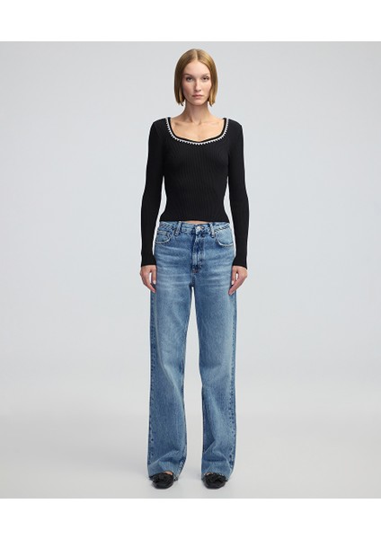 Kristal taş şeritli triko IW6240050359001 fiyatları