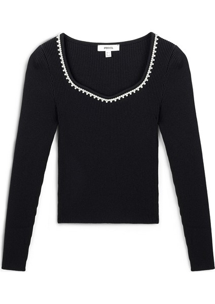 Kristal taş şeritli triko IW6240050359001 indirimleri