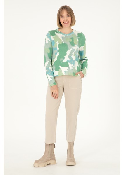 Kadın Ekru Pantolon (Jean) 50290887-VR019