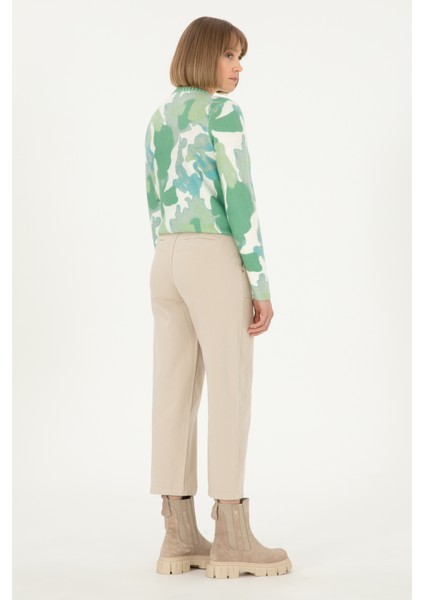 Kadın Ekru Pantolon (Jean) 50290887-VR019 fırsatları