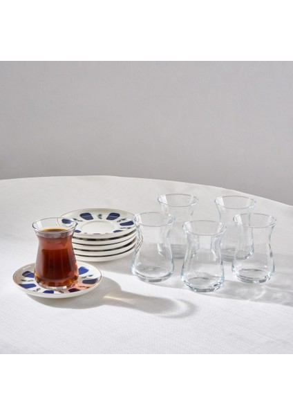 Iznik 6 Kişilik 12 Parça Çay Seti 132 ml