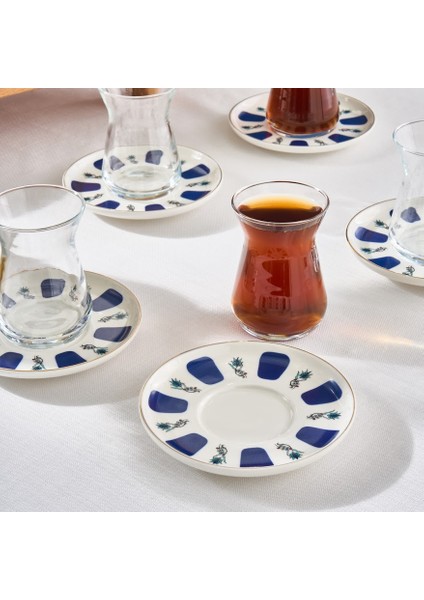 Iznik 6 Kişilik 12 Parça Çay Seti 132 ml