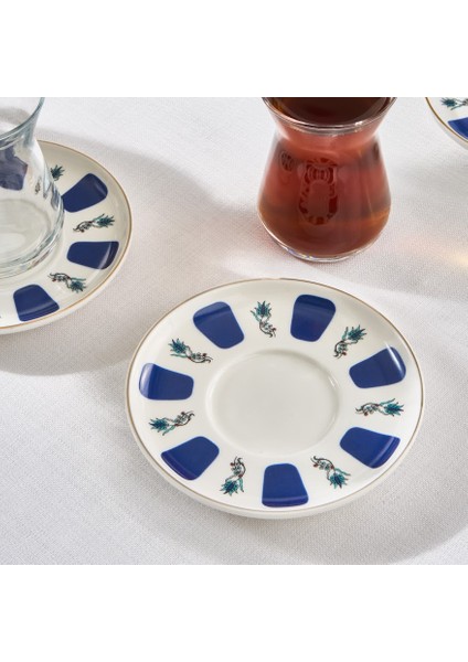 Iznik 6 Kişilik 12 Parça Çay Seti 132 ml