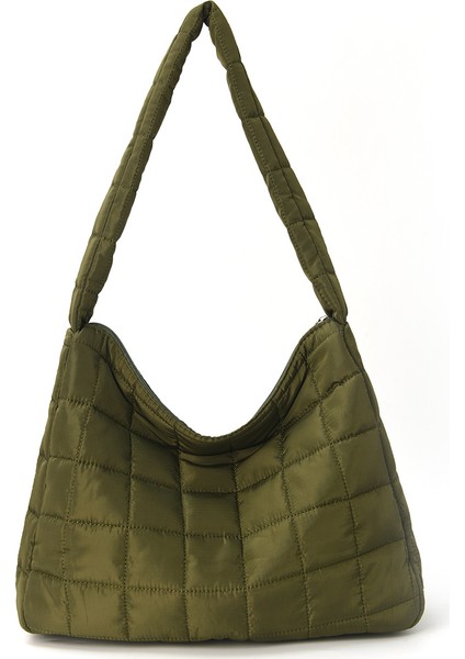 Sonbahar ve Kış Yeni Rahat Moda Kadın Çantası Büyük Kapasiteli Işe Gidip Gelme Omuz Crossbody Hamur Tatlısı Çanta (Yurt Dışından)