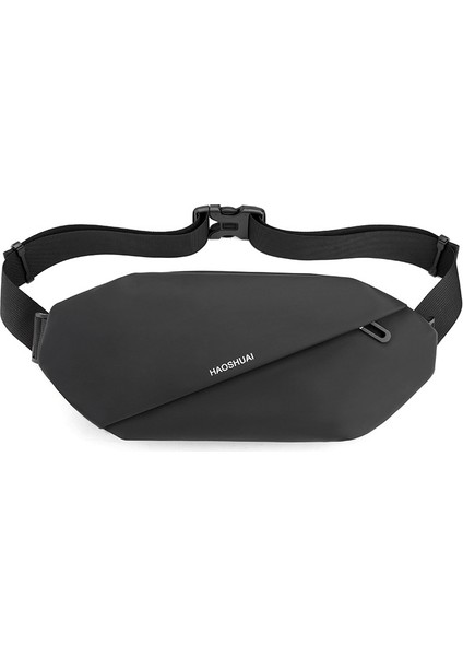 Yeni Erkek Bel Çantası, Açık Havada Çalışan Cep Telefonu Çantası, Çok Fonksiyonlu Büyük Kapasiteli Göğüs Çantası, Gündelik Omuz Crossbody Çantası (Yurt Dışından)