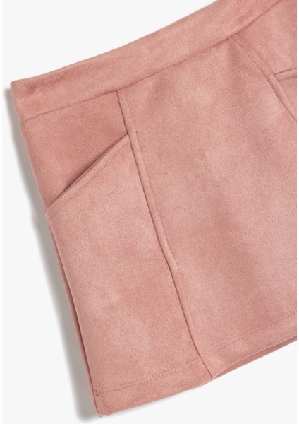 Cep Detaylı Standart Bel Etek modelleri