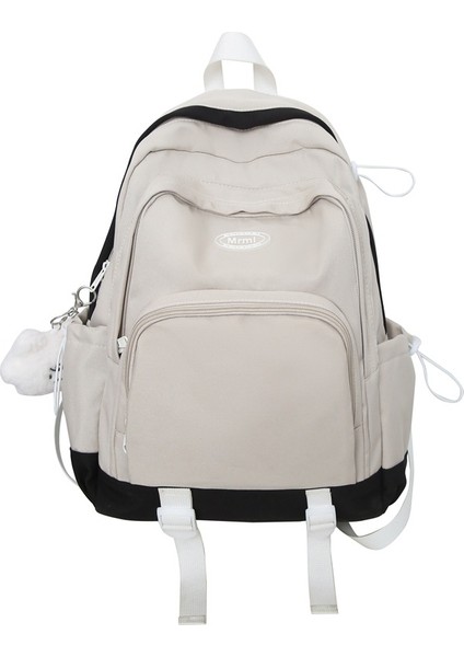 Büyük Kapasiteli Öğrenci Okul Çantası, Yüksek Görünümlü, Basit, Rahat Bir Sırt Çantası, Modaya Uygun Seyahat Sırt Çantası (Yurt Dışından)