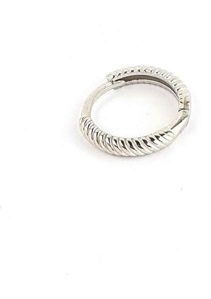 925 Ayar Gümüş Burgu Tek Erkek Küpe