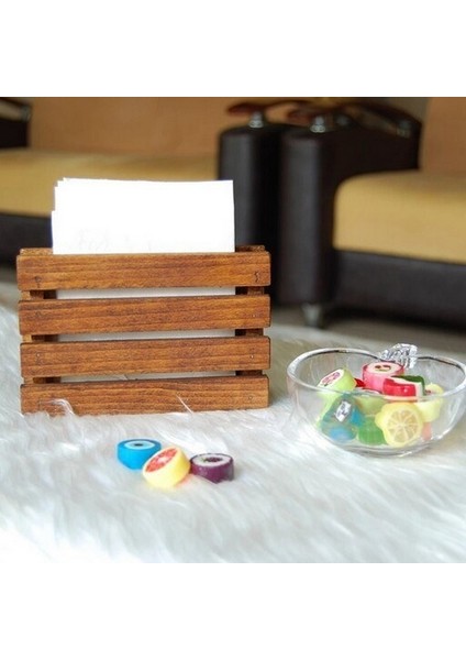 Doğal Ahşap Peçete Kutusu