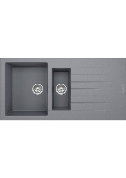 Granit Eviye Harlem T2 Gri 100X50