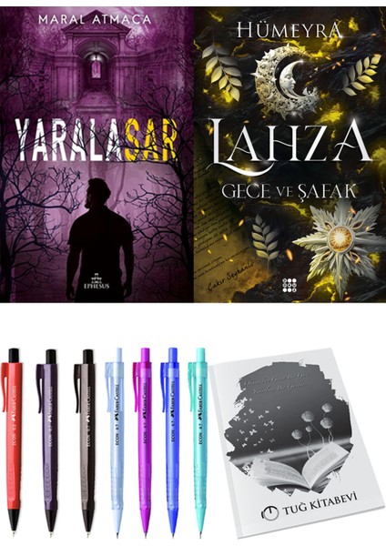 Lahza 3 Gece ve Şafak ve Yaralasar 3 2'li Set - Kalem