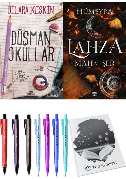 Lahza 1 Mah ve Şer ve Ephesus Yayınları Düşman Okullar 1 Dilara Keskin 2li Set