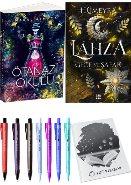Lahza 3 Gece ve Şafak ve Ötanazi Okulu 2 2'li Set - Kalem