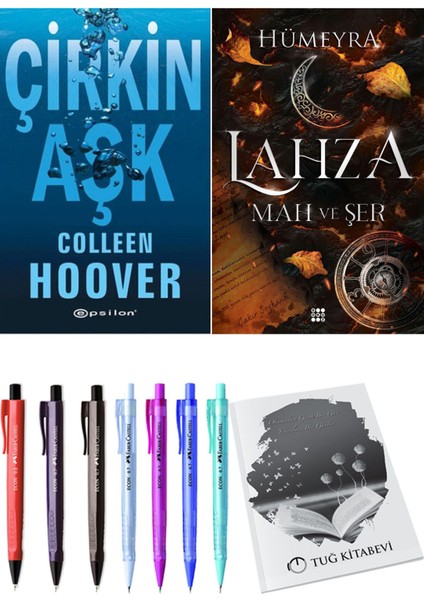 Lahza 1 Mah ve Şer ve Epsilon Yayınevi Çirkin Aşk Colleen Hoover 2li Set