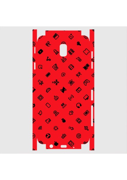 Samsung J7 Pro Telefon Kaplama Social Icon