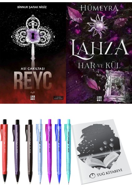 Lahza 2 Har ve Kül ve Dokuz Yayınları Asi Çakıltaşı 2 Reyc Binnur Şafak Nigiz 2li Set
