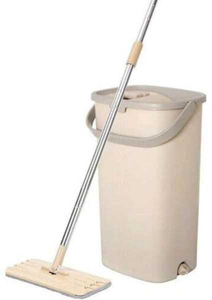 Sihirli Tablet Mop Yer Duvar Silme Temizlik Kova Seti 8 Lt