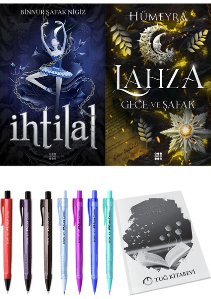 Lahza 3 Gece ve Şafak ve Dokuz Yayınları Ihtilal 1 Zelzele Binnur Şafak Nigiz 2li Set