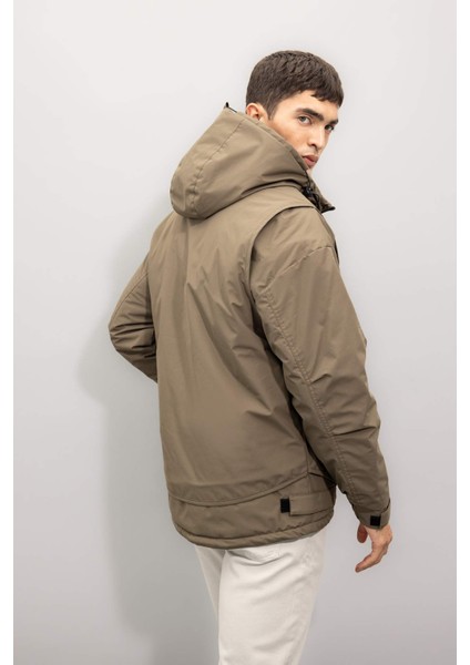 Regular Fit Mont Kapüşonlu Fermuarlı Çıtçıt Kapamalı Cepl C7309AX24AU