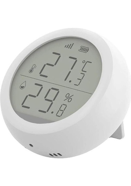 Zigbee Akıllı Termometre LCD Ekranlı Wi-Fi Sıcaklık ve Nem Ölçer