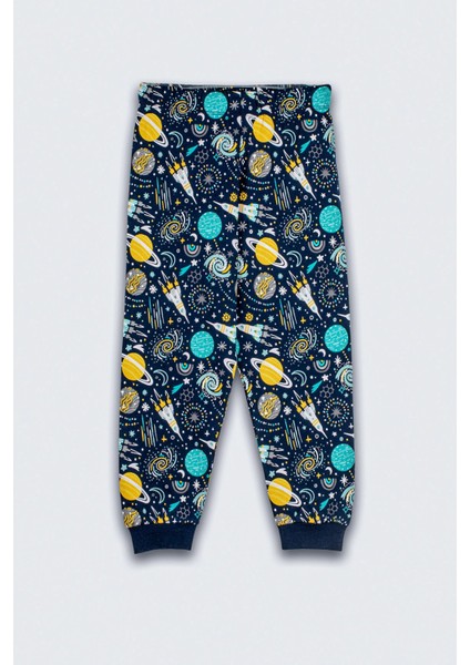 Uzay Temalı (Gezegenler-Uzay Aracı) Çocuk Pijama Takımı fırsatları