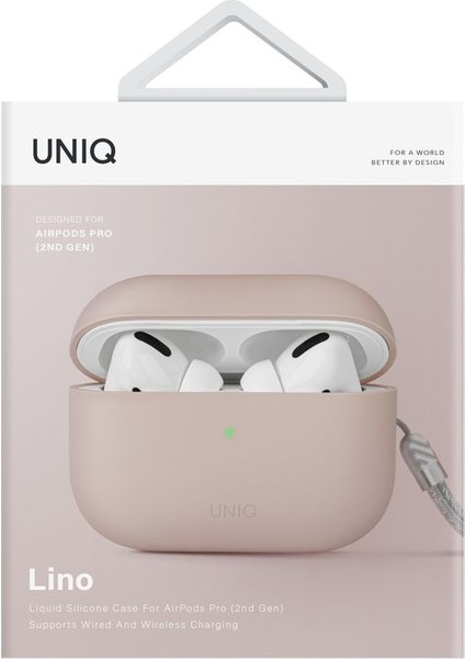 Airpods Pro 2 (2.nesil) Kılıf Lino Serisi Silikon Kablosuz Şarj Destekli Koruyucu indirimleri