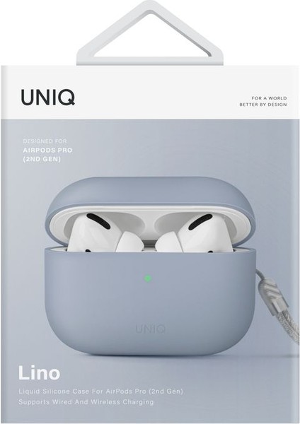 Airpods Pro 2 (2.nesil) Kılıf Lino Serisi Silikon Kablosuz Şarj Destekli Koruyucu indirimleri