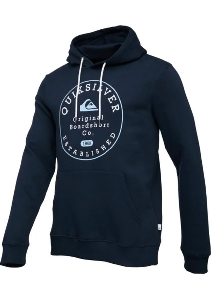 Cırcle Trım Hood Lacivert Erkek Sweatshirt fiyatları