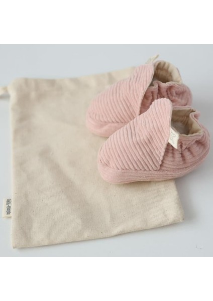 Kadife Patik - Pudra - Kaydırmaz Taban 21-23 Numara fiyatları