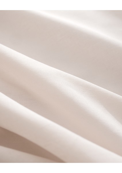 Manon King Size Plus Pamuk Ranforce Lastikli Çarşaf - Taş