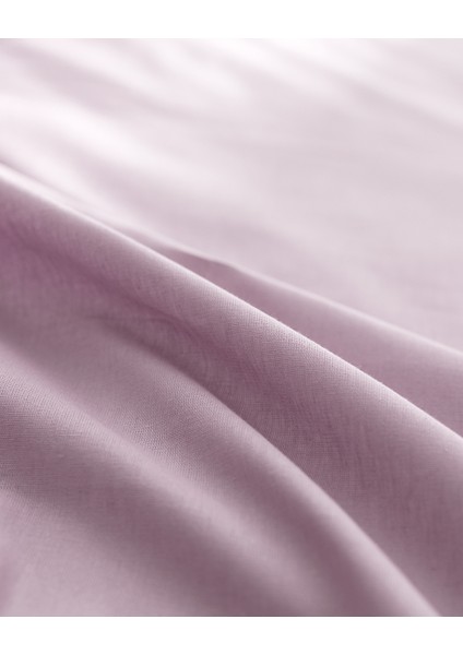 Manon King Size Plus %100 Pamuk Ranforce Lastikli Çarşaf - Açık Mürdüm indirimleri