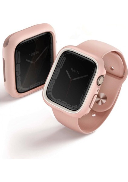 Apple Watch 41MM Kasa Koruyucu Moduo Serisi Değiştirilebilir 2'li Çerçeve