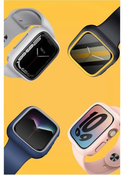 Apple Watch 41MM Kasa Koruyucu Moduo Serisi Değiştirilebilir 2'li Çerçeve
