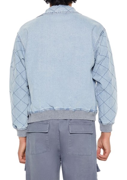 Denim Bomber Ceket