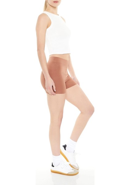 F21 High-Rise Boxer Şort