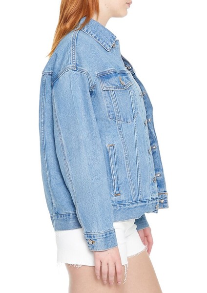 F21 Oversize Trucker Kot Ceket